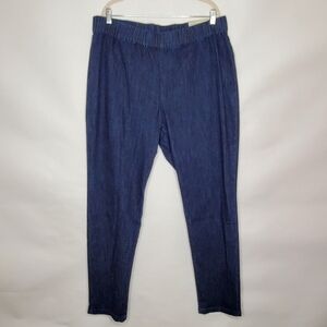 Soft Surroundings Metro Full Length Jeans Size 2X Pull-on Stretch Pants NEW